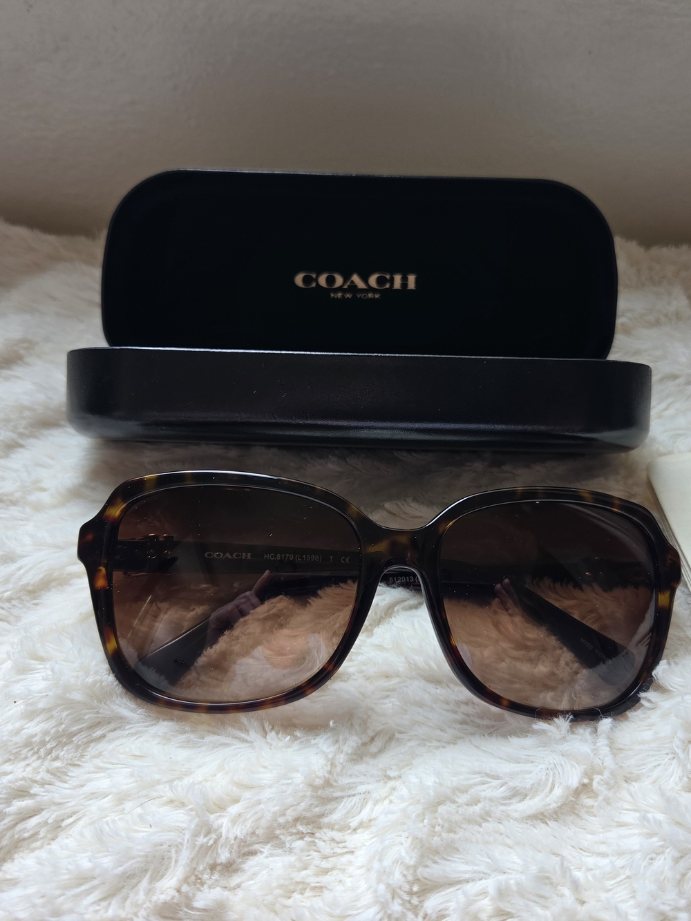 Coach Women's Tortoiseshell Sunglasses - Brown Lenses